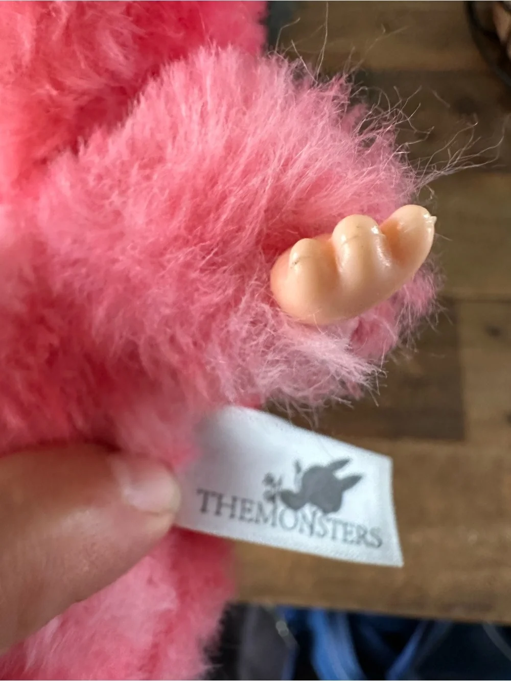 Labubu Pop Mart Pink Plush Monster Doll - Cute Furry Kids Toy